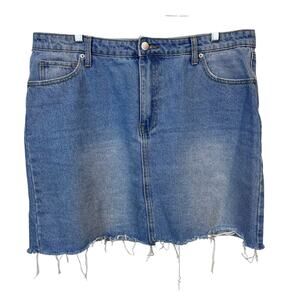 Abound Blue Denim Skirt Size 34